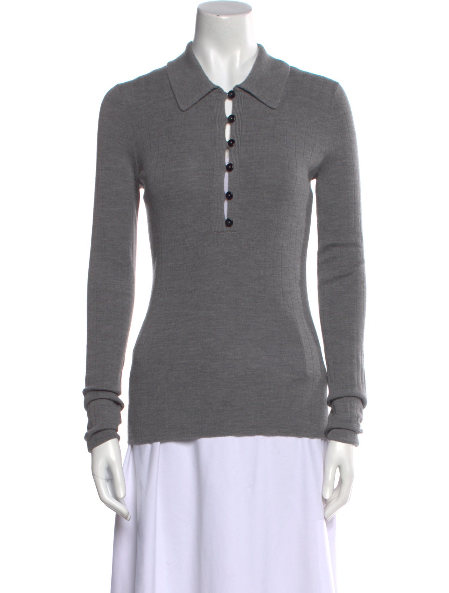 Maria McManus Merino Wool V-Neck Sweater