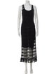 Maria McManus Scoop Neck Long Dress