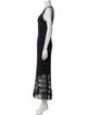 Maria McManus Scoop Neck Long Dress