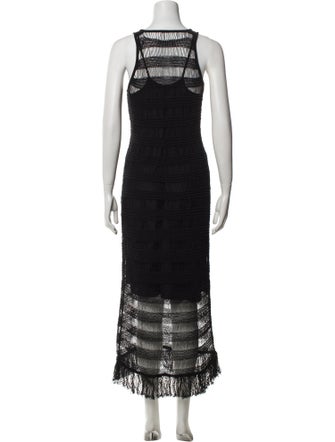 Maria McManus Scoop Neck Long Dress