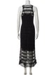 Maria McManus Scoop Neck Long Dress