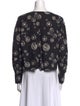 Maria McManus Printed V-Neck Blouse