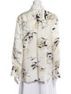 Maria McManus Floral Print Long Sleeve Button-Up Top
