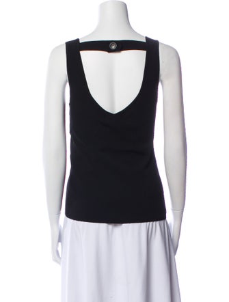 Maria McManus Square Neckline Sleeveless Top