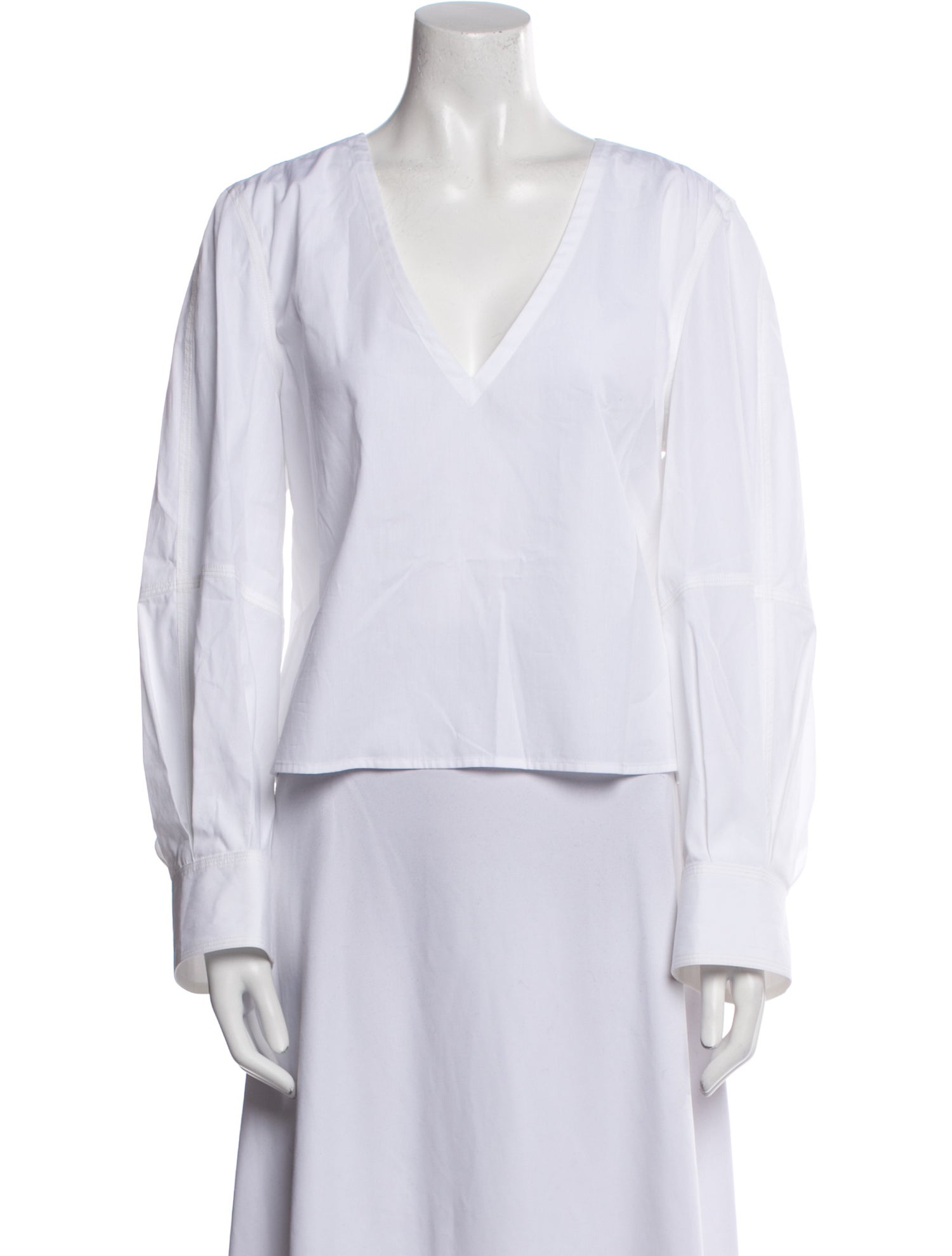 Maria McManus V-Neck Long Sleeve Blouse w/ Tags