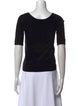 Maria McManus Cashmere Scoop Neck T-Shirt