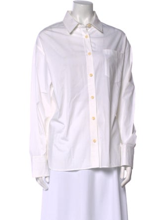 Maria McManus Long Sleeve Button-Up Top