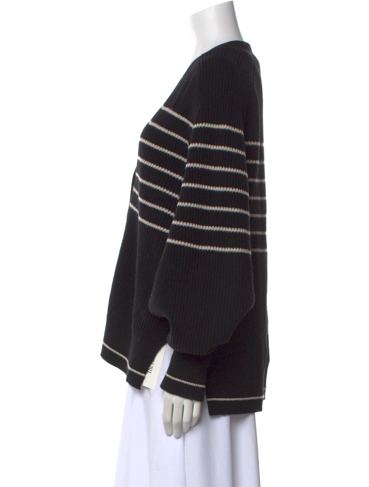 Maria McManus Striped V-Neck Sweater