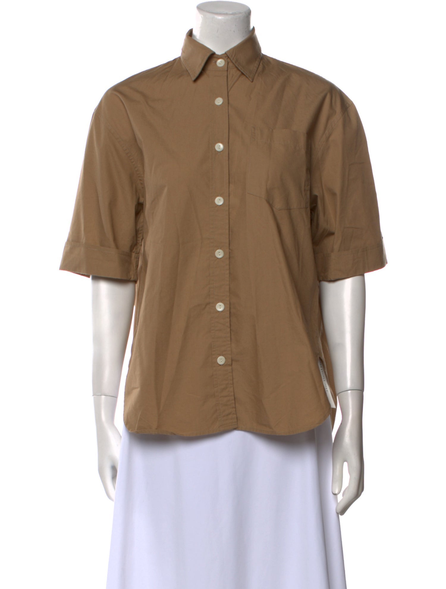 Maria McManus Short Sleeve Button-Up Top