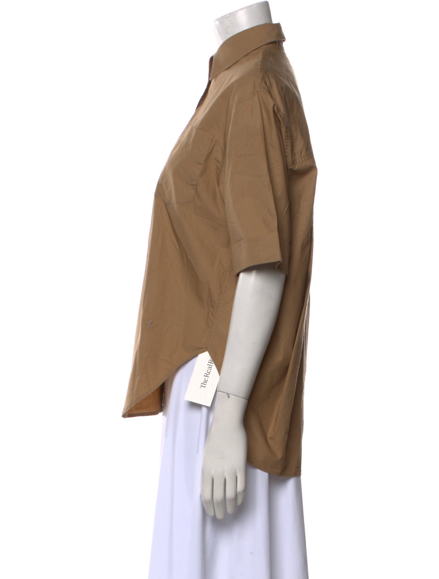 Maria McManus Short Sleeve Button-Up Top