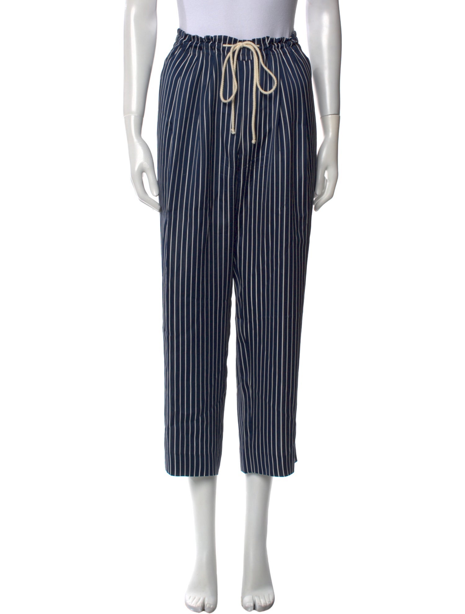 Maria McManus Striped Straight Leg Pants