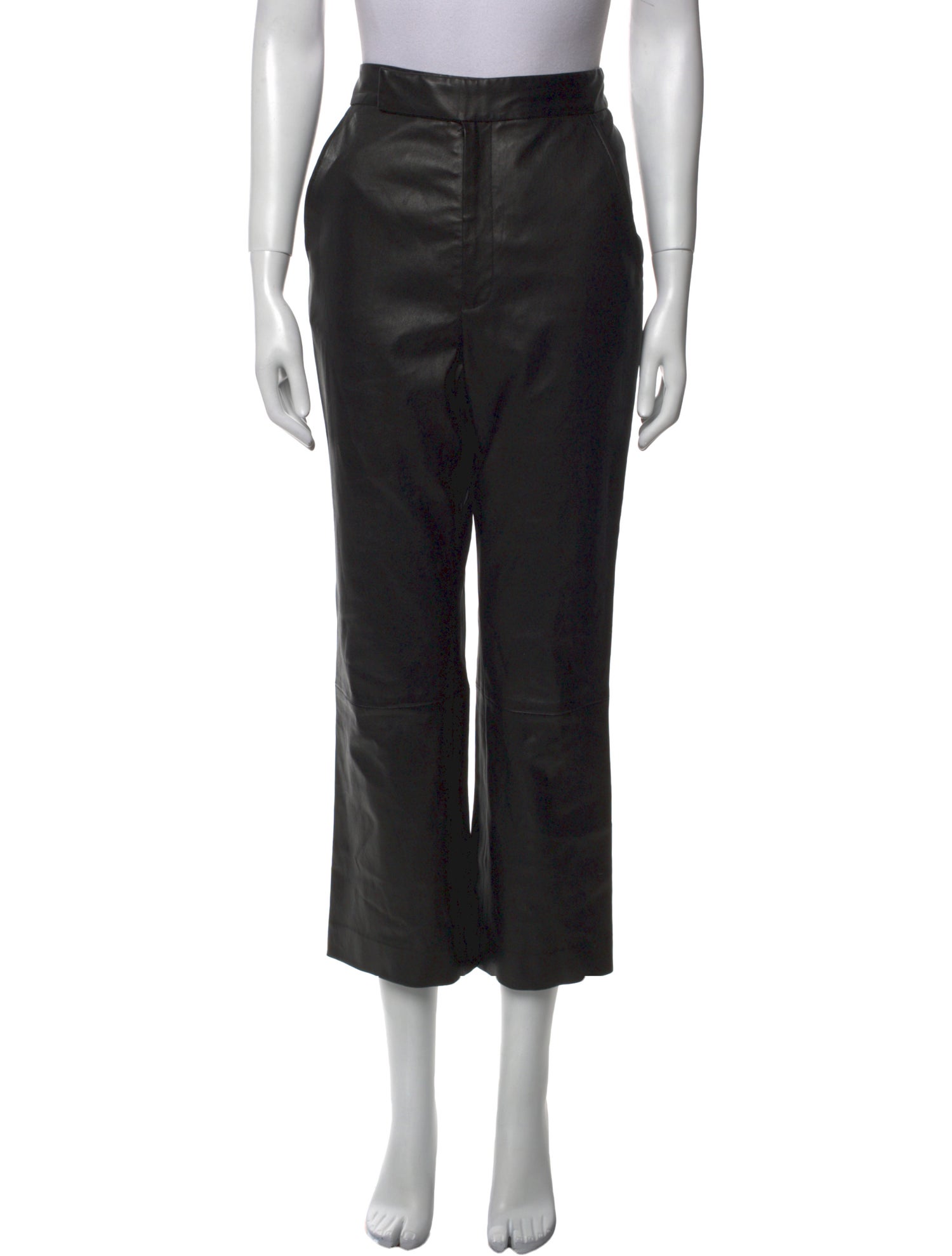 Maria McManus Lambskin Wide Leg Pants