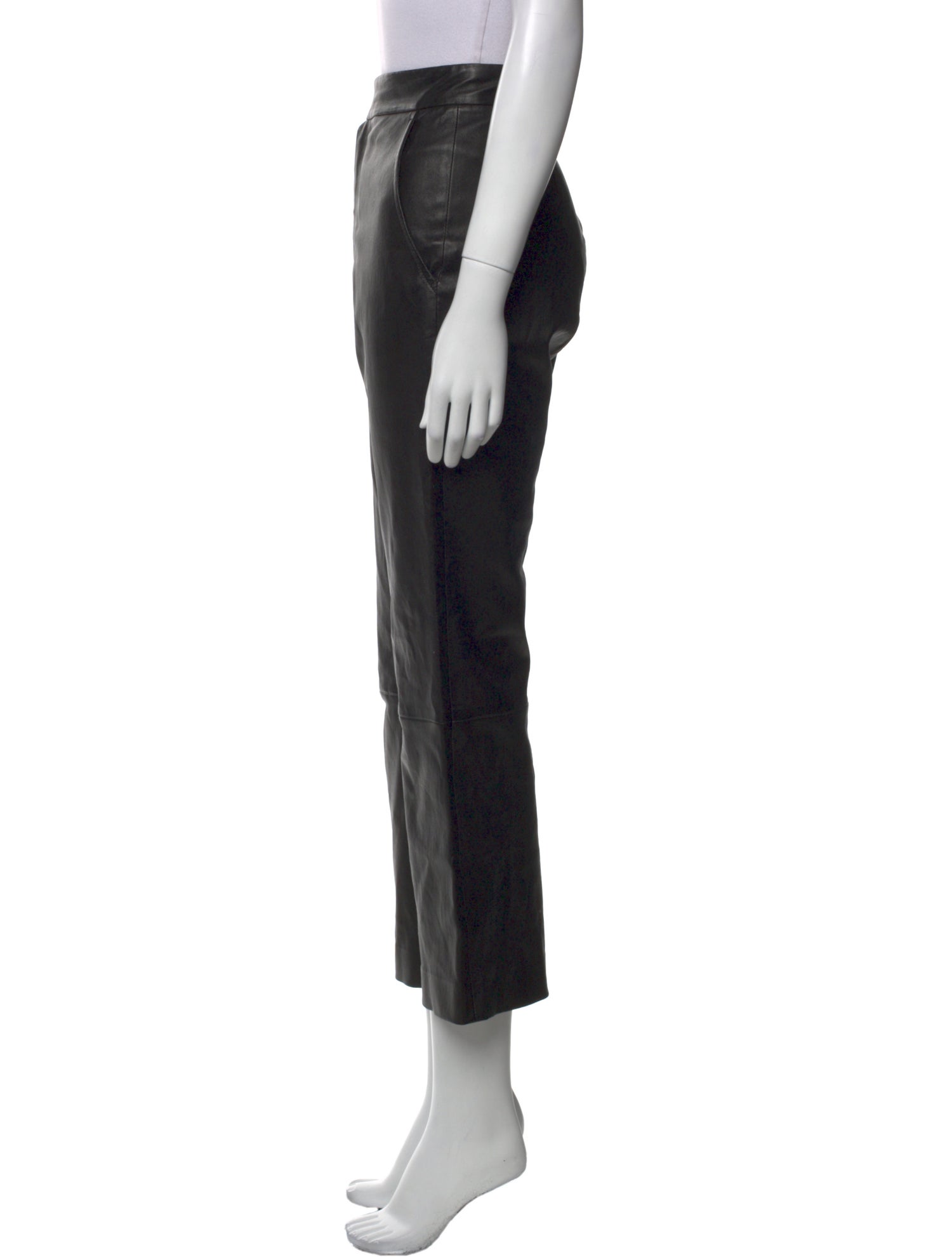 Maria McManus Lambskin Wide Leg Pants