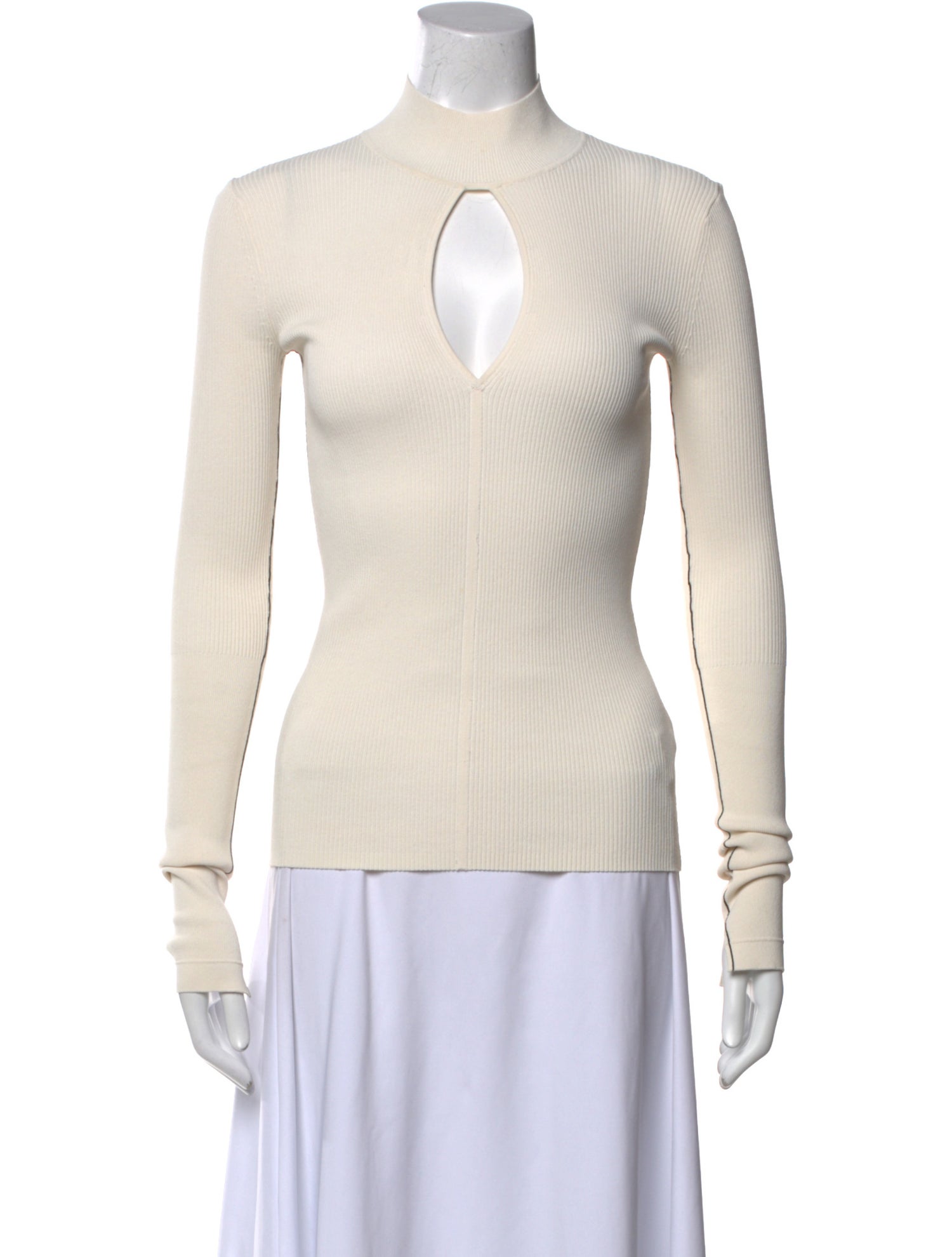 Maria McManus Mock Neck Long Sleeve Top