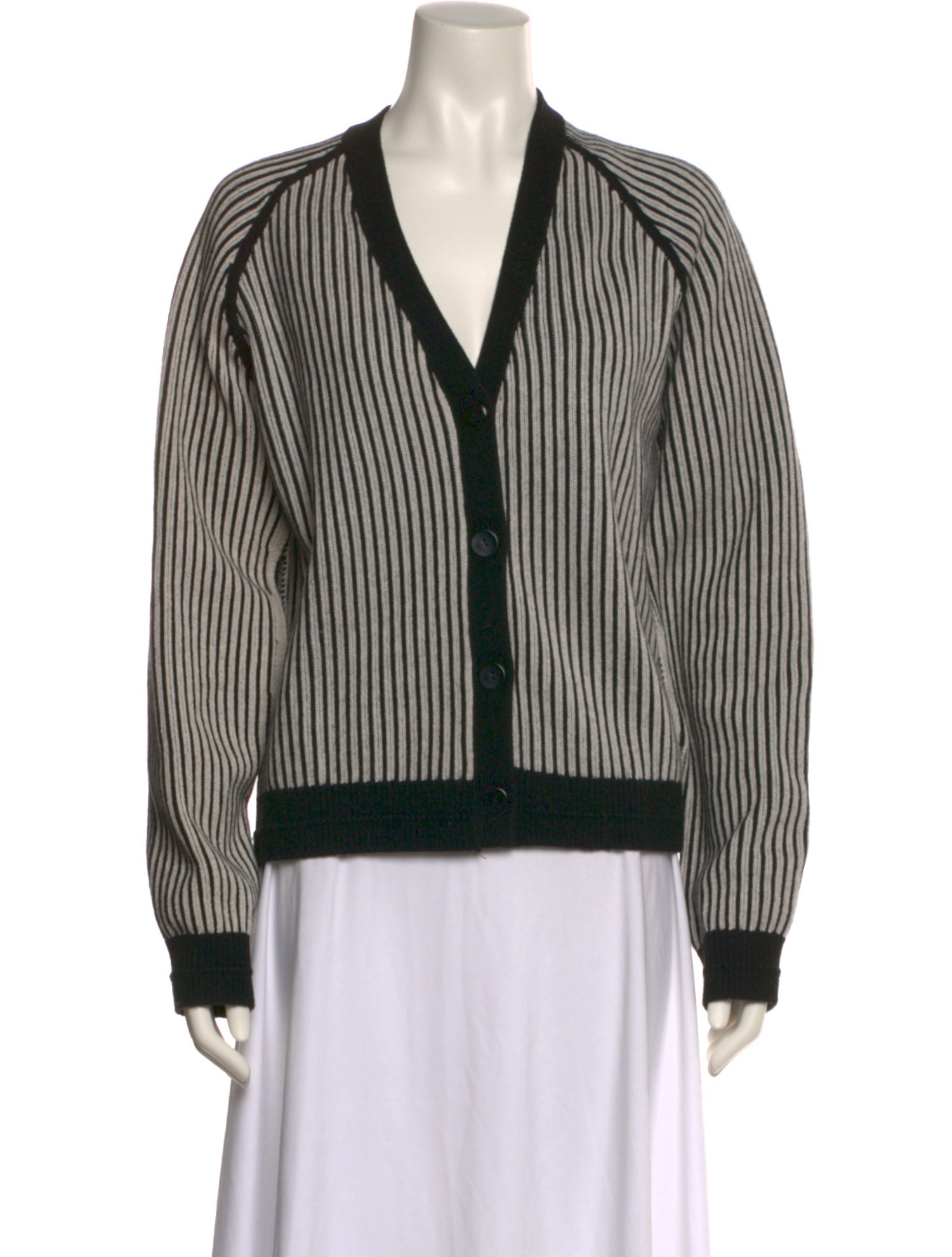 Maria McManus Striped V-Neck Sweater