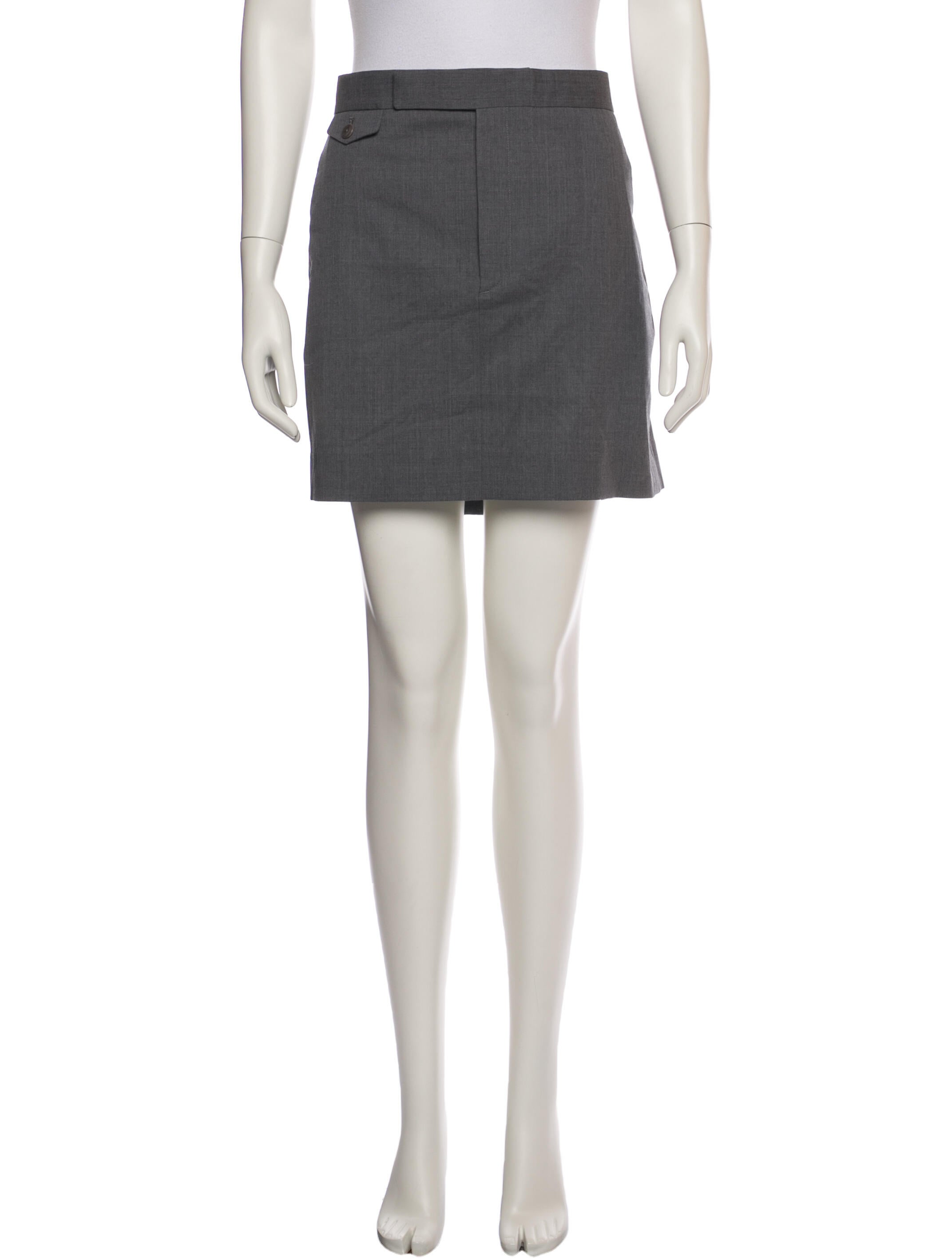 Maria McManus Wool Mini Skirt