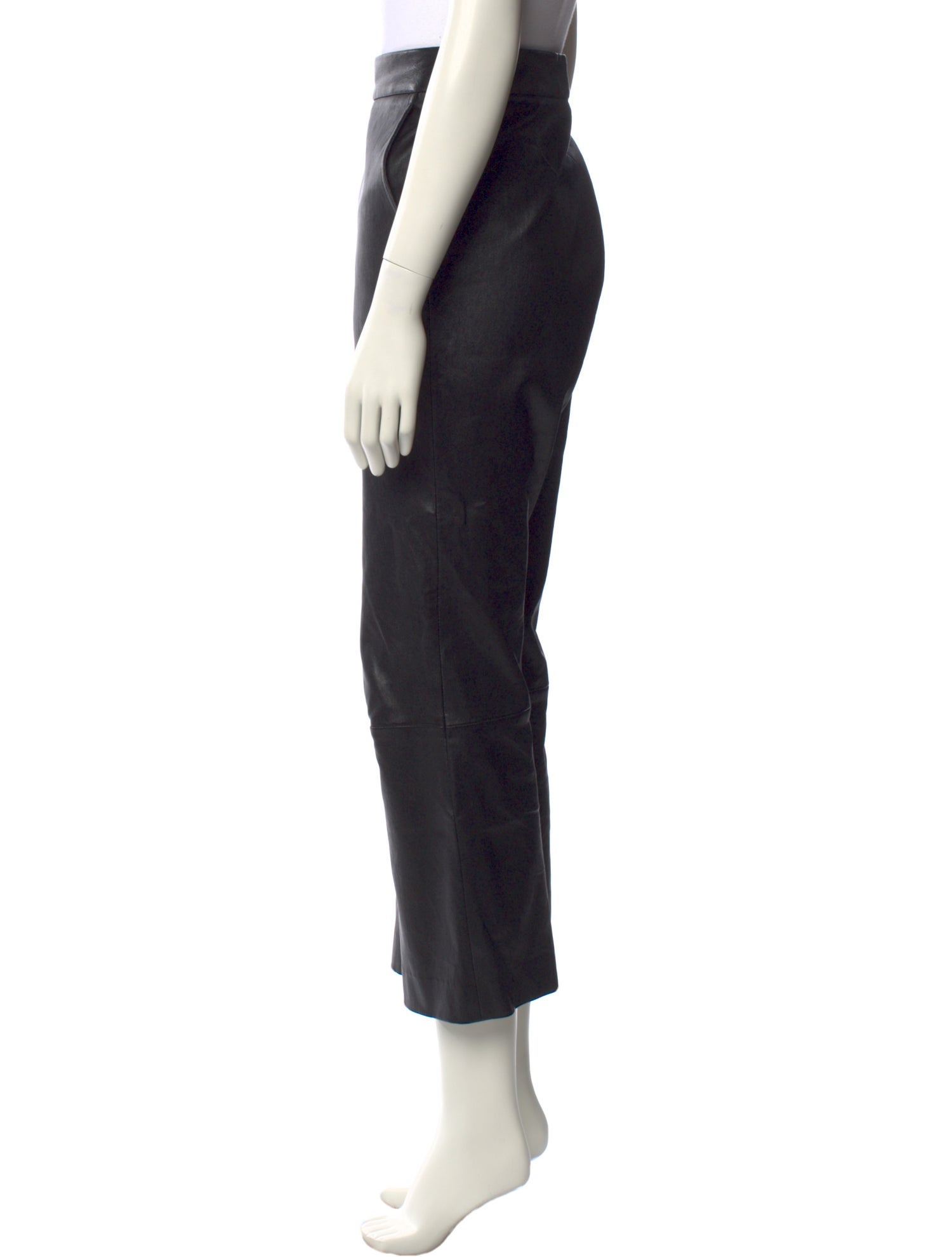 Maria McManus Lambskin Wide Leg Pants w/ Tags