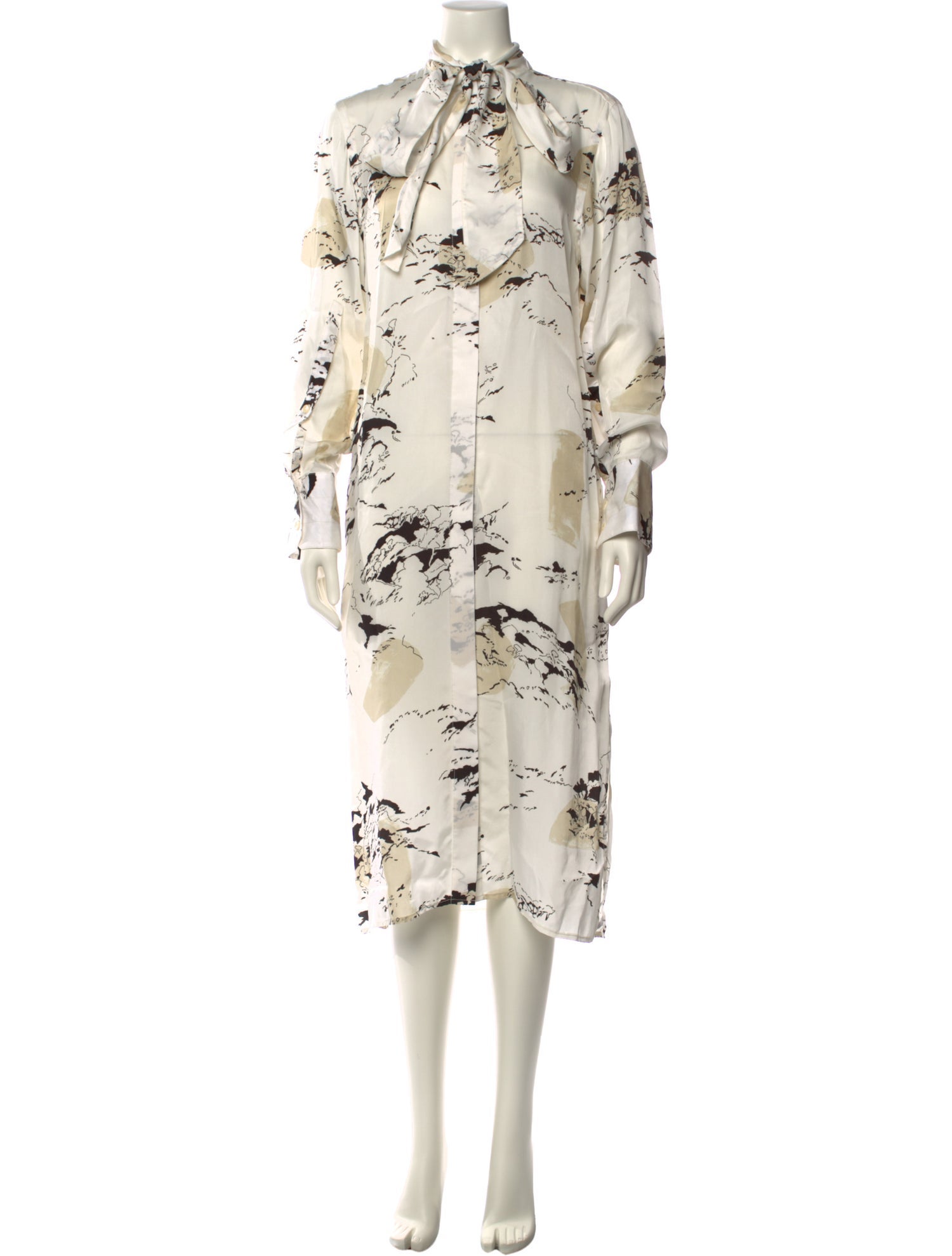 Maria McManus Floral Print Midi Length Dress