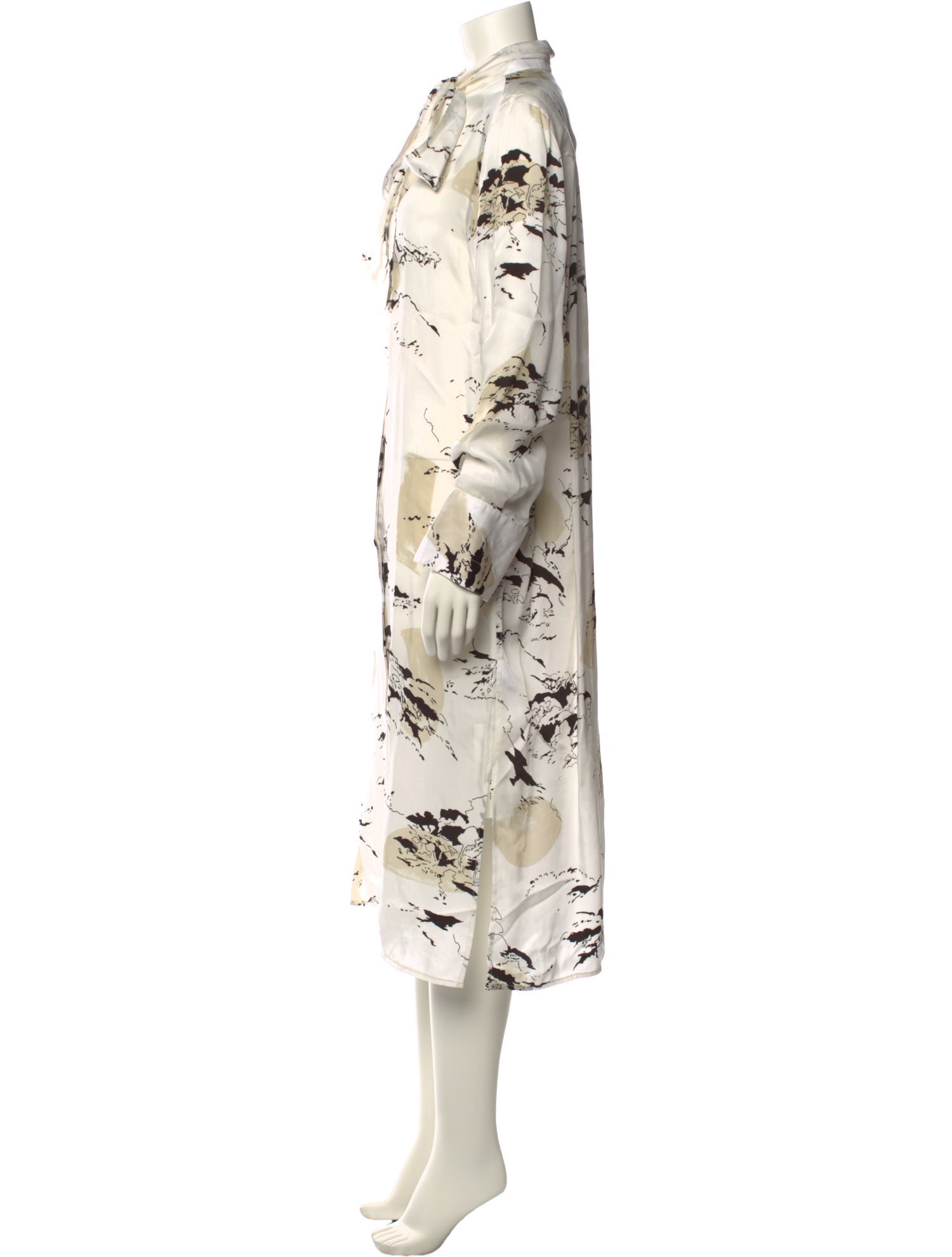 Maria McManus Floral Print Midi Length Dress