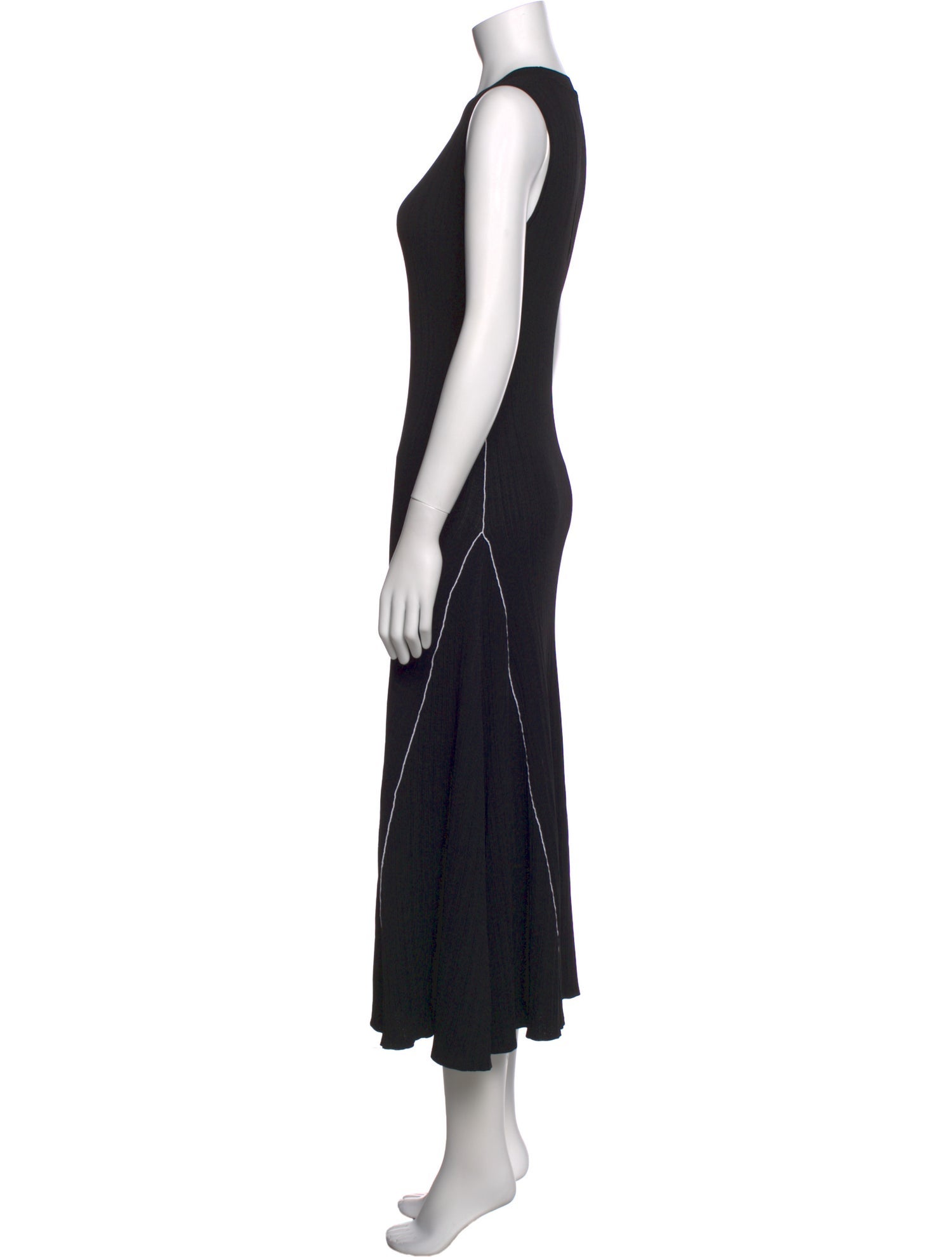 Maria McManus Crew Neck Long Dress