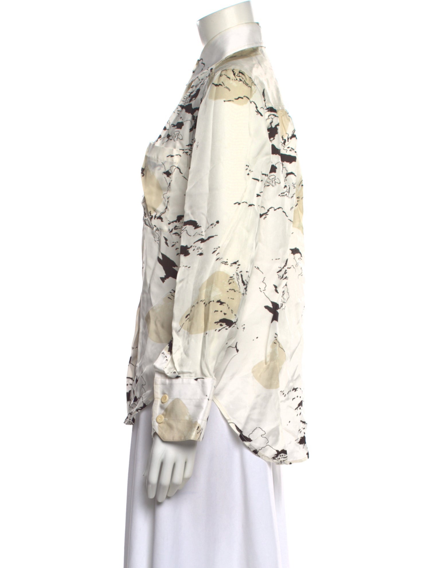 Maria McManus Patterned Long Sleeve Blouse