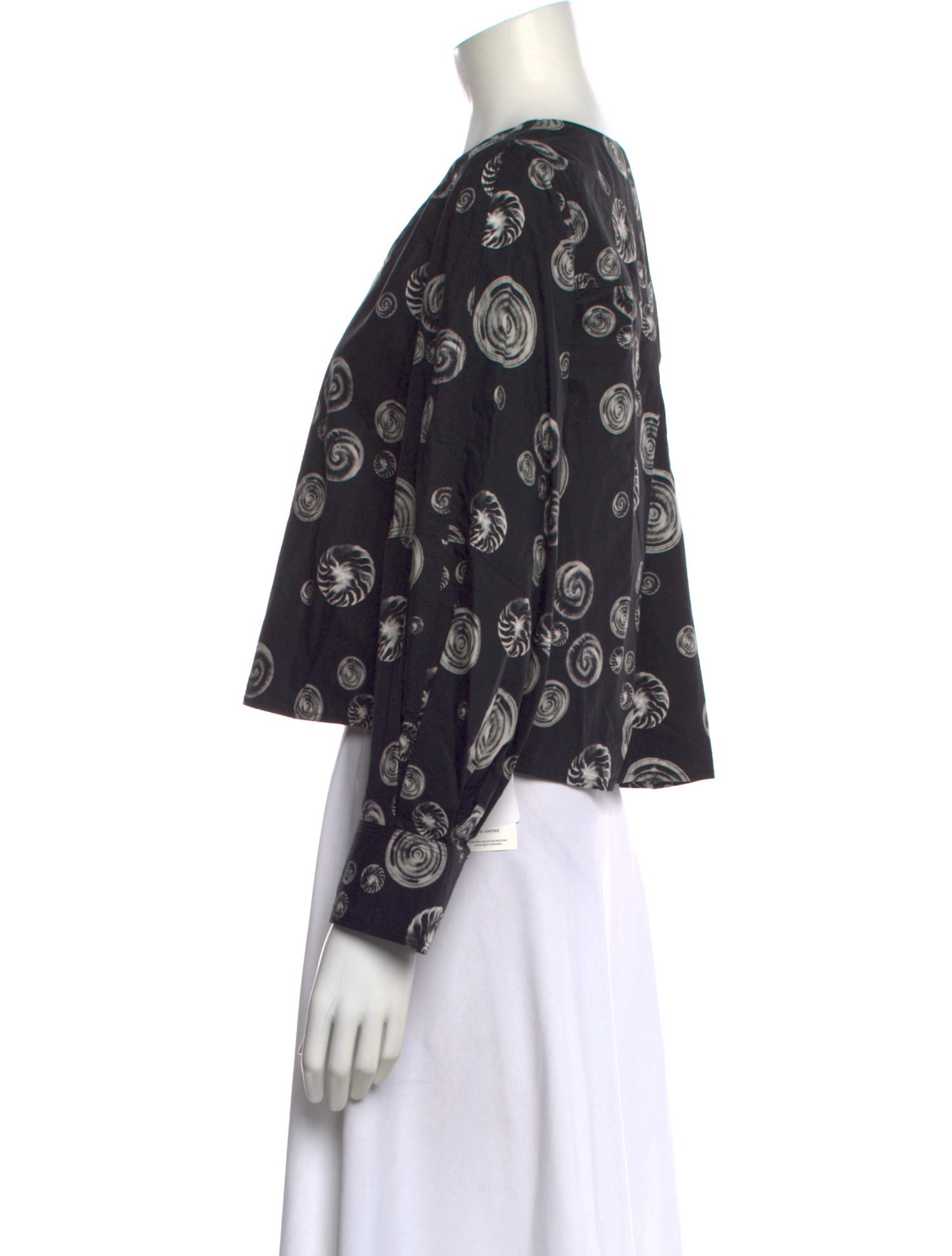 Maria McManus Patterned V-Neck Blouse