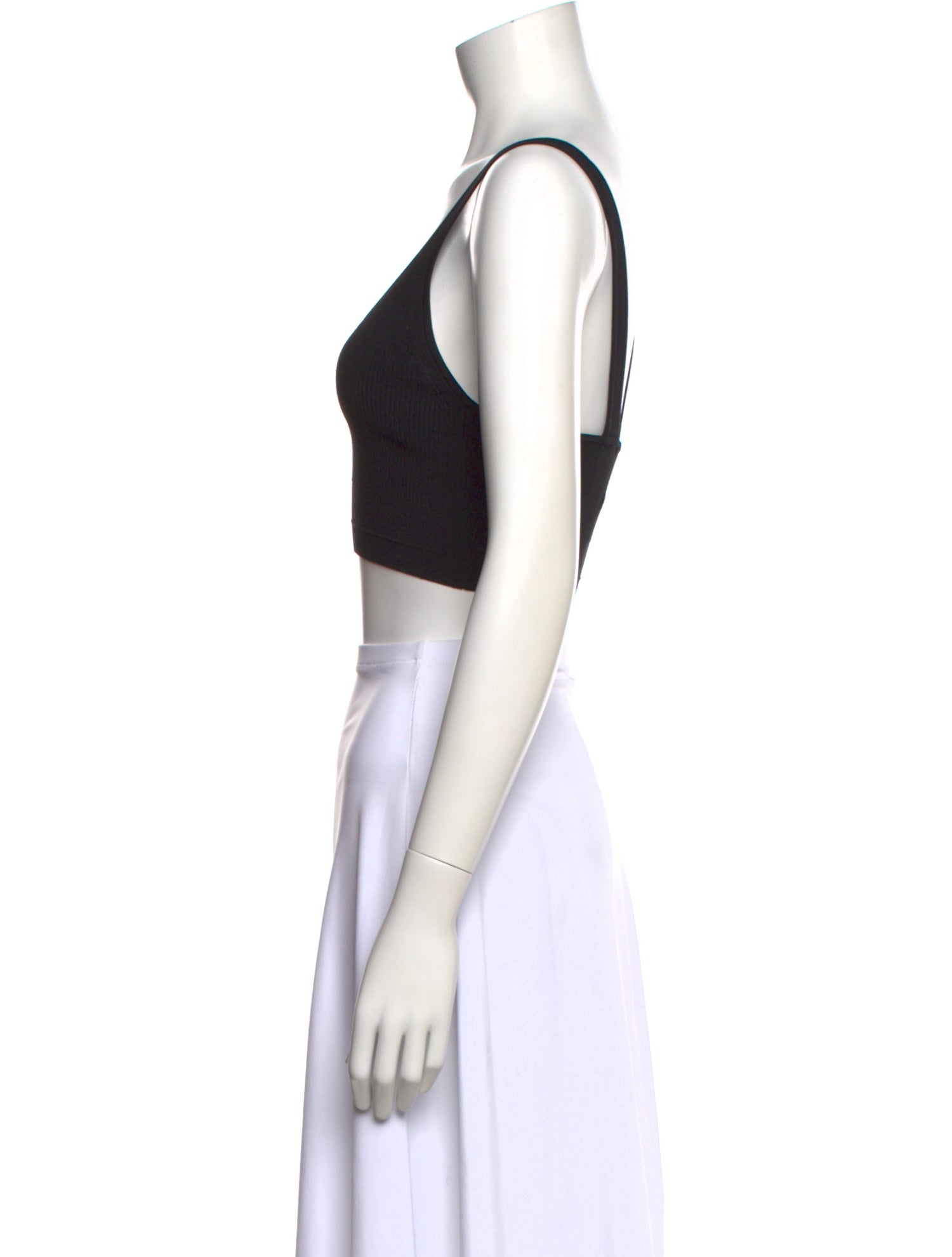 Maria McManus V-Neck Sleeveless Crop Top