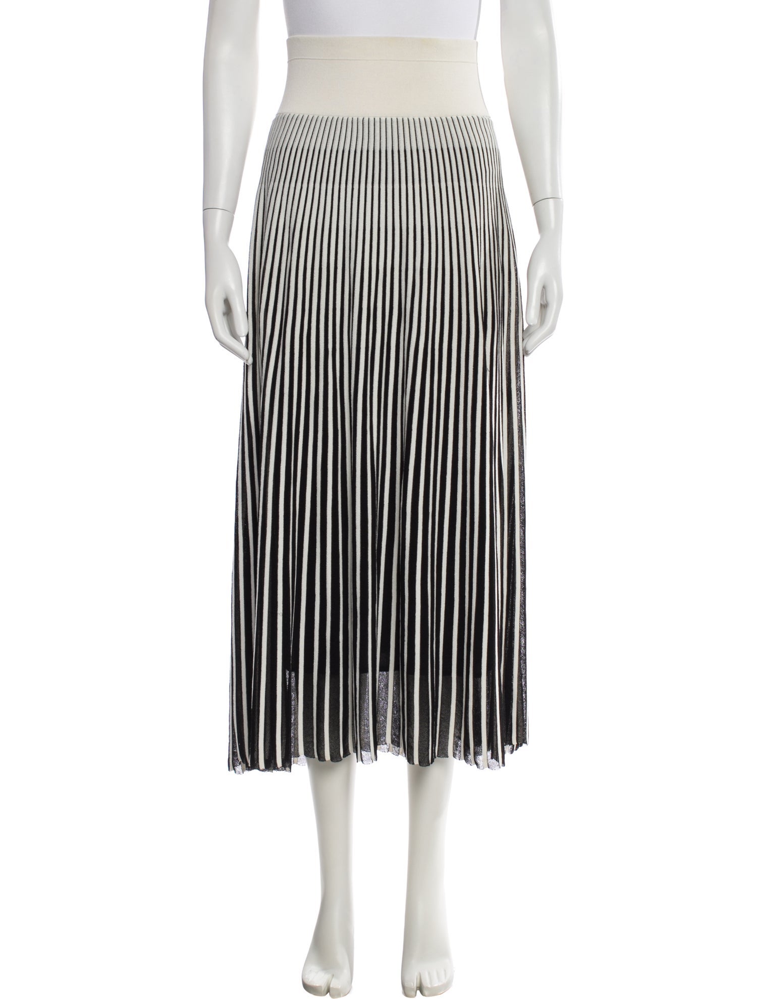 Maria McManus Striped Midi Length Skirt