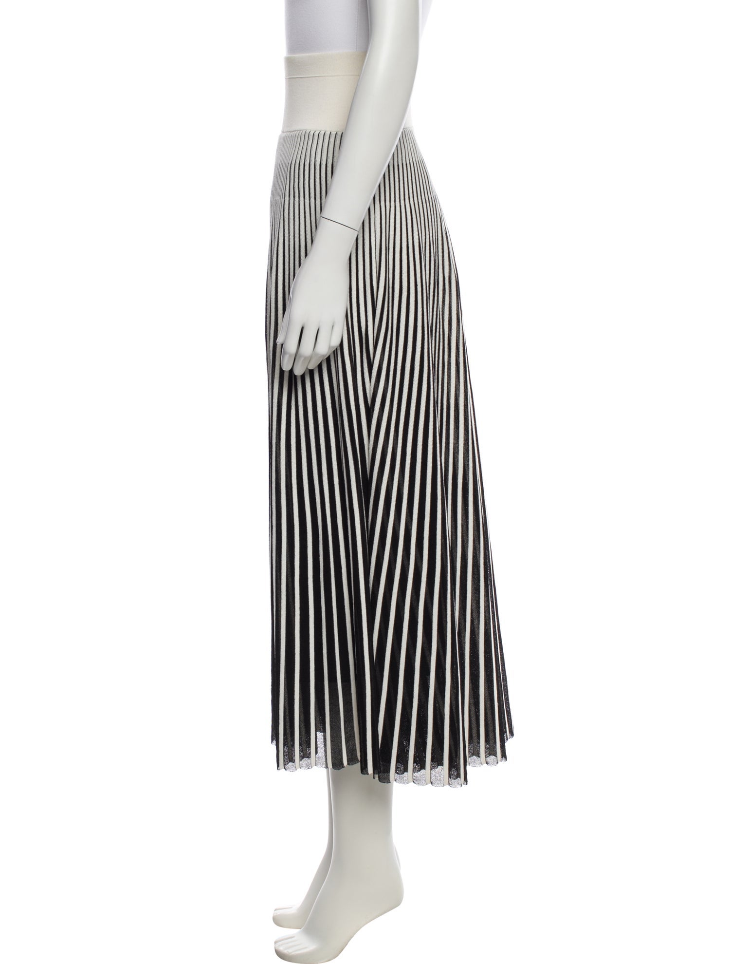 Maria McManus Striped Midi Length Skirt