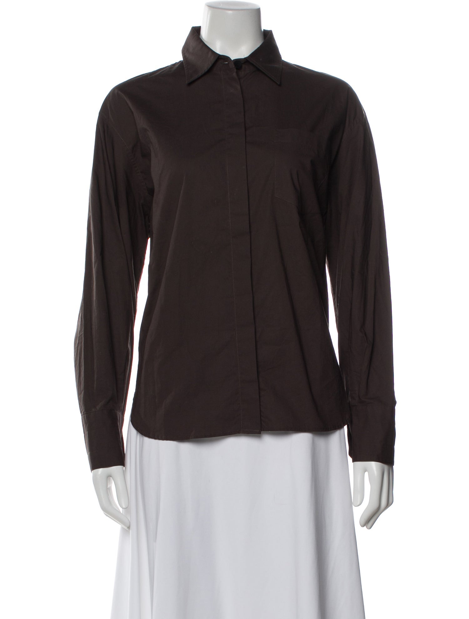 Maria McManus Long Sleeve Button-Up Top