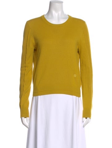 Pre-owned Maria Mcmanus Scoop Neck Sweater In Yellow