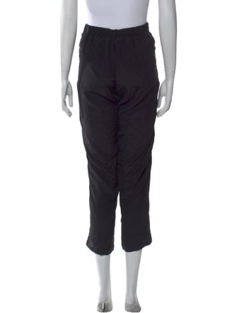 Maurizio Mykonos Silk Straight Leg Pants