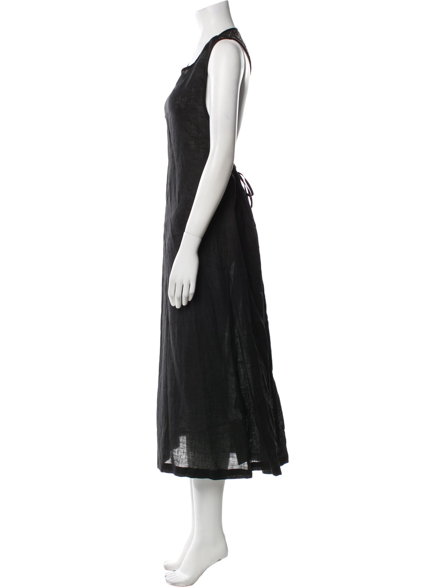 Maurizio Mykonos Linen Long Dress