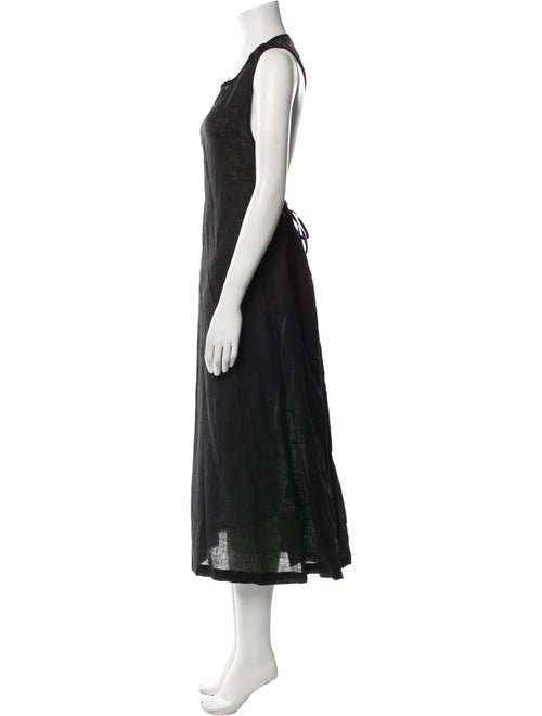 Maurizio Mykonos Linen Long Dress