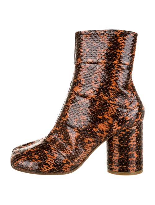 Maison Martin Margiela Snakeskin Tabi Boots Snakes