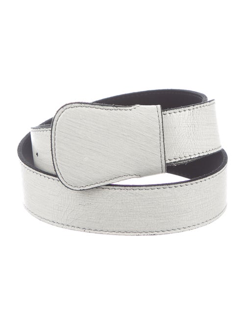 Maison Martin Margiela Leather Belt white