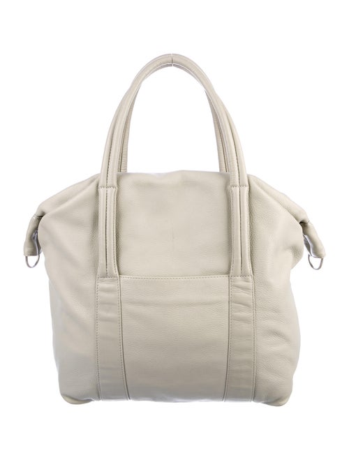 Maison Martin Margiela Leather Tote Bag Silver