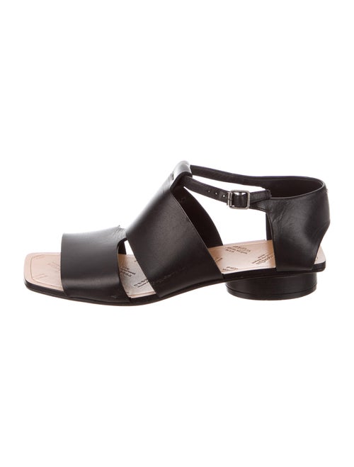 Maison Martin Margiela Leather Sandals Black