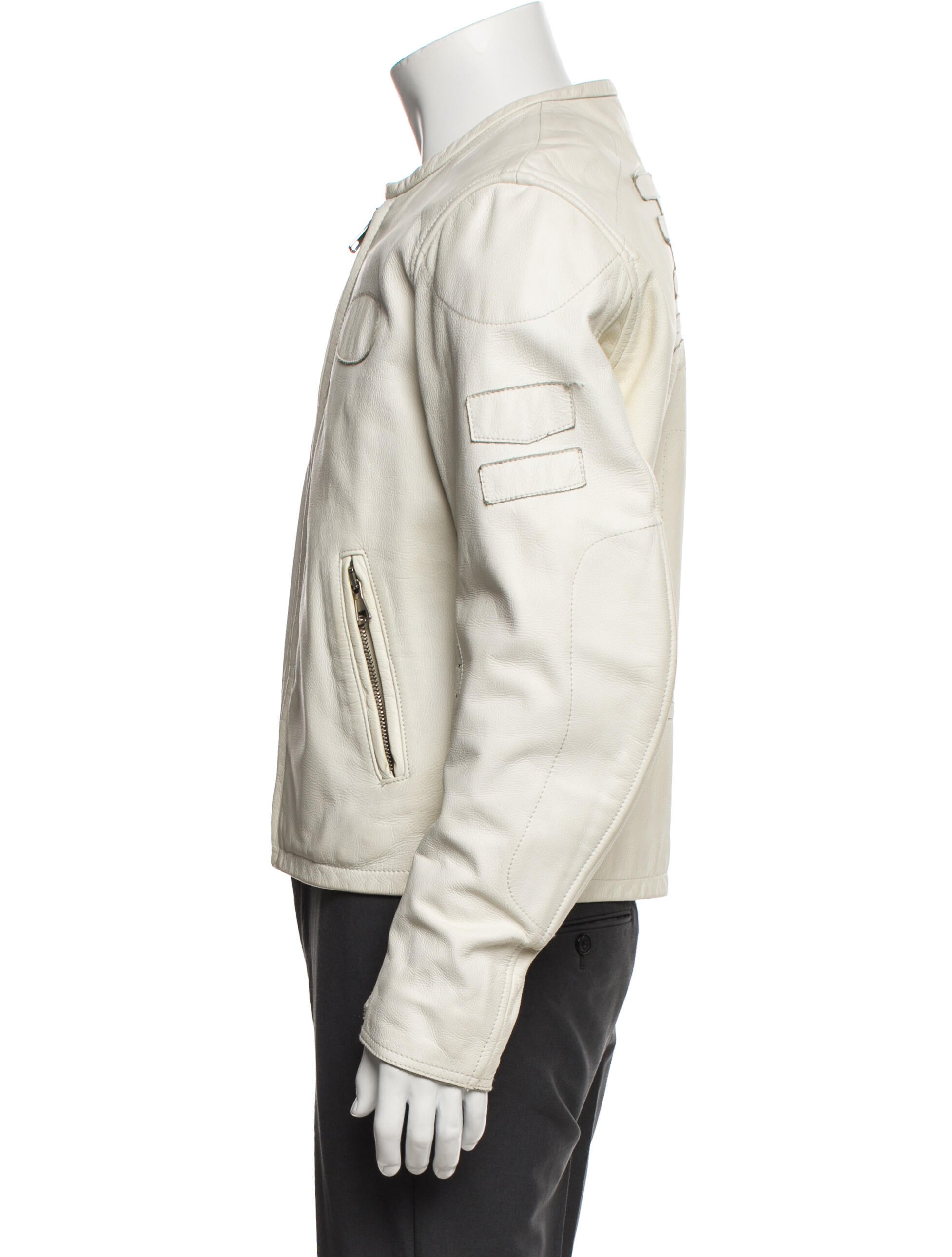 Maison Martin Margiela Vintage 2002 Moto Jacket - White Outerwear