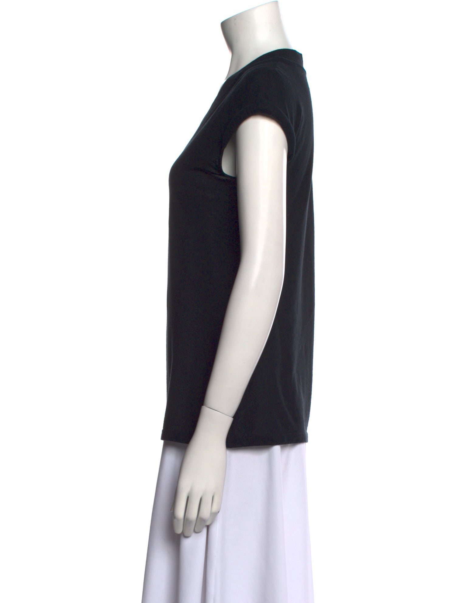 Maison Martin Margiela V-Neck Short Sleeve Top