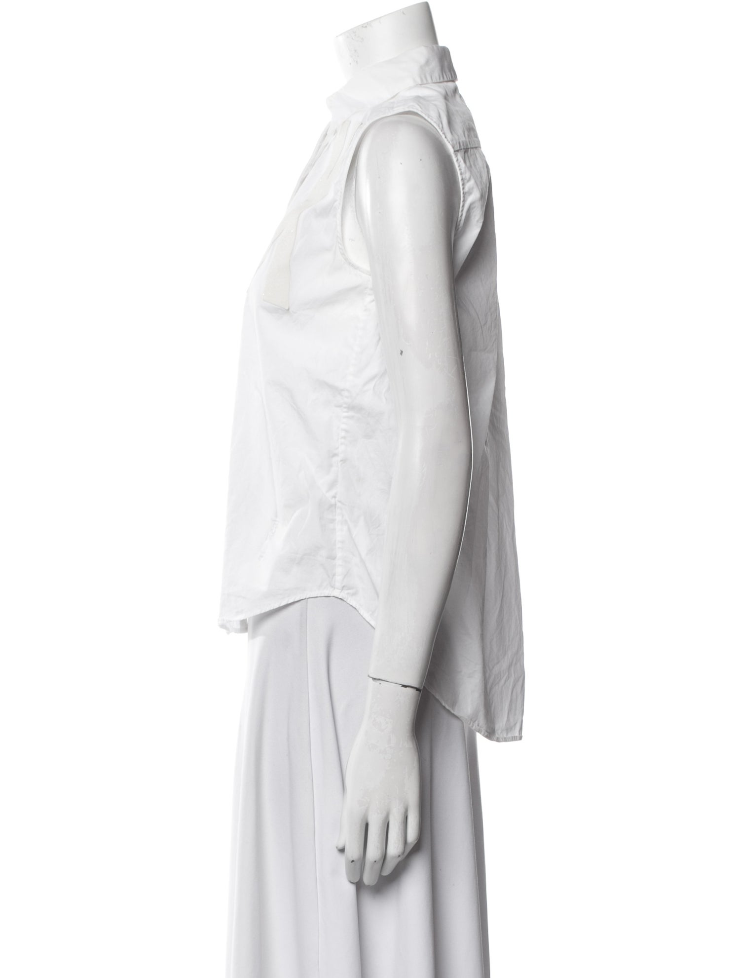 MM6 Maison Margiela Sleeveless Button-Up Top