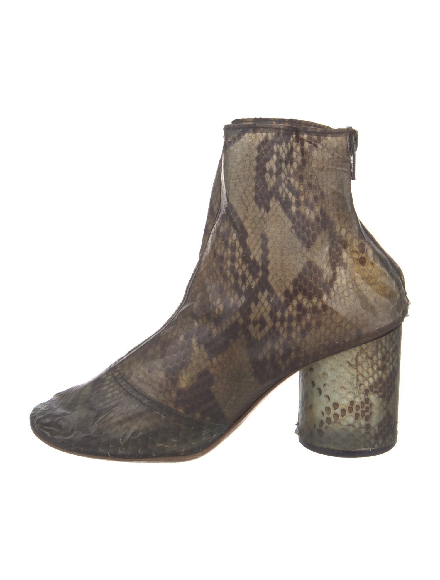 Maison Martin Margiela Vintage Snakeskin Sock Boots
