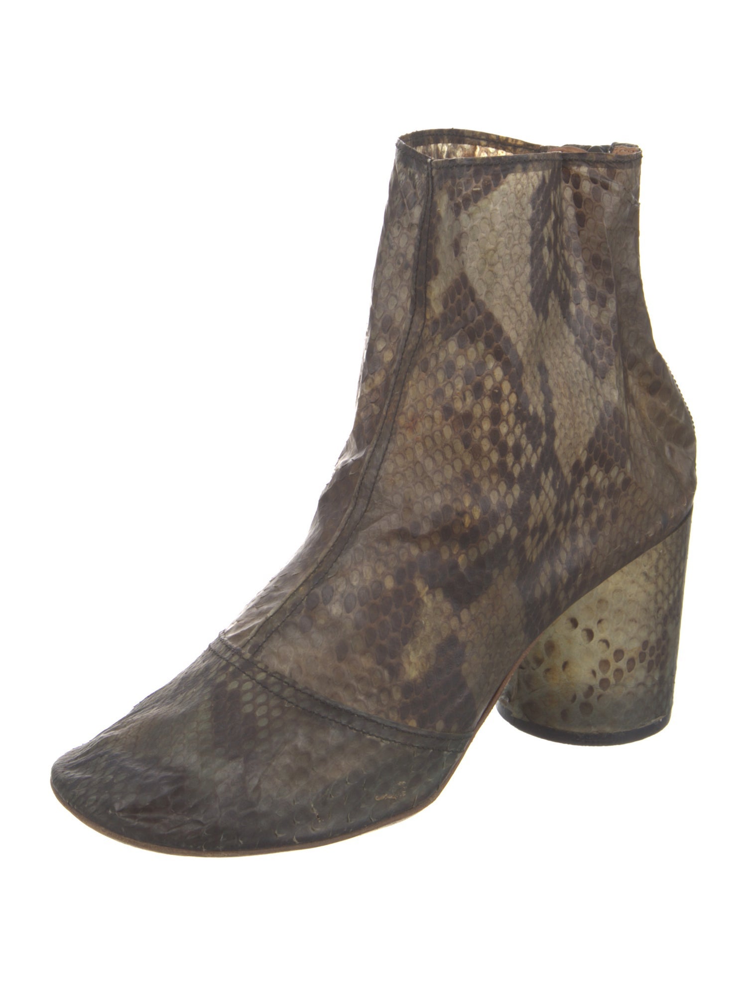 Maison Martin Margiela Vintage Snakeskin Sock Boots