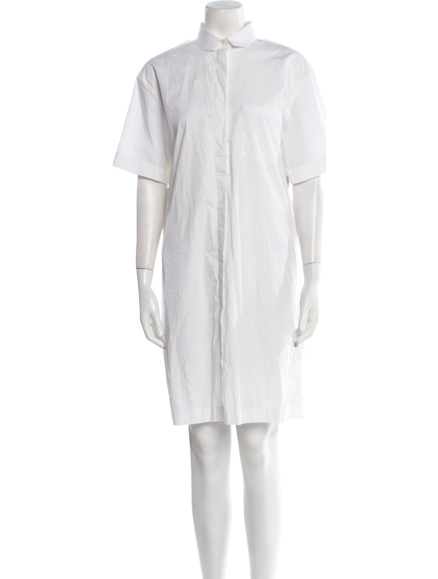 Maison Martin Margiela Mock Neck Knee-Length Dress