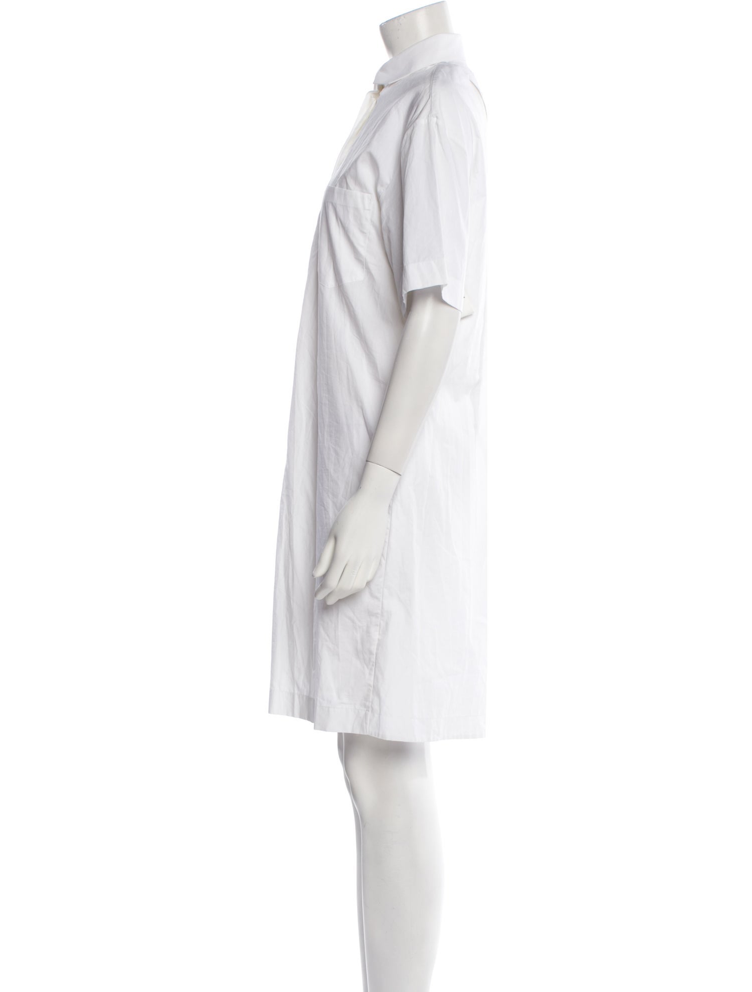 Maison Martin Margiela Mock Neck Knee-Length Dress