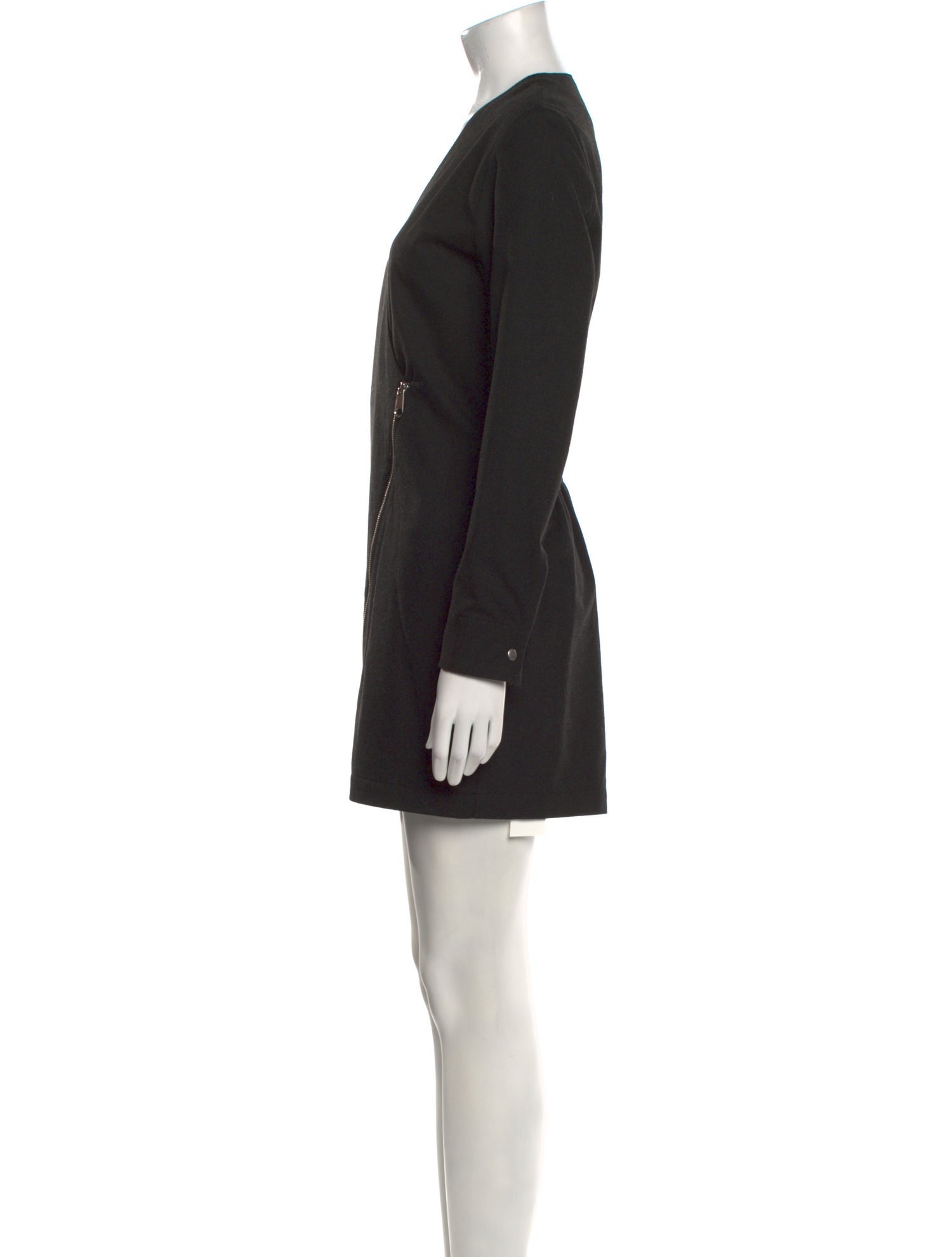 MM6 Maison Margiela Plunge Neckline Mini Dress