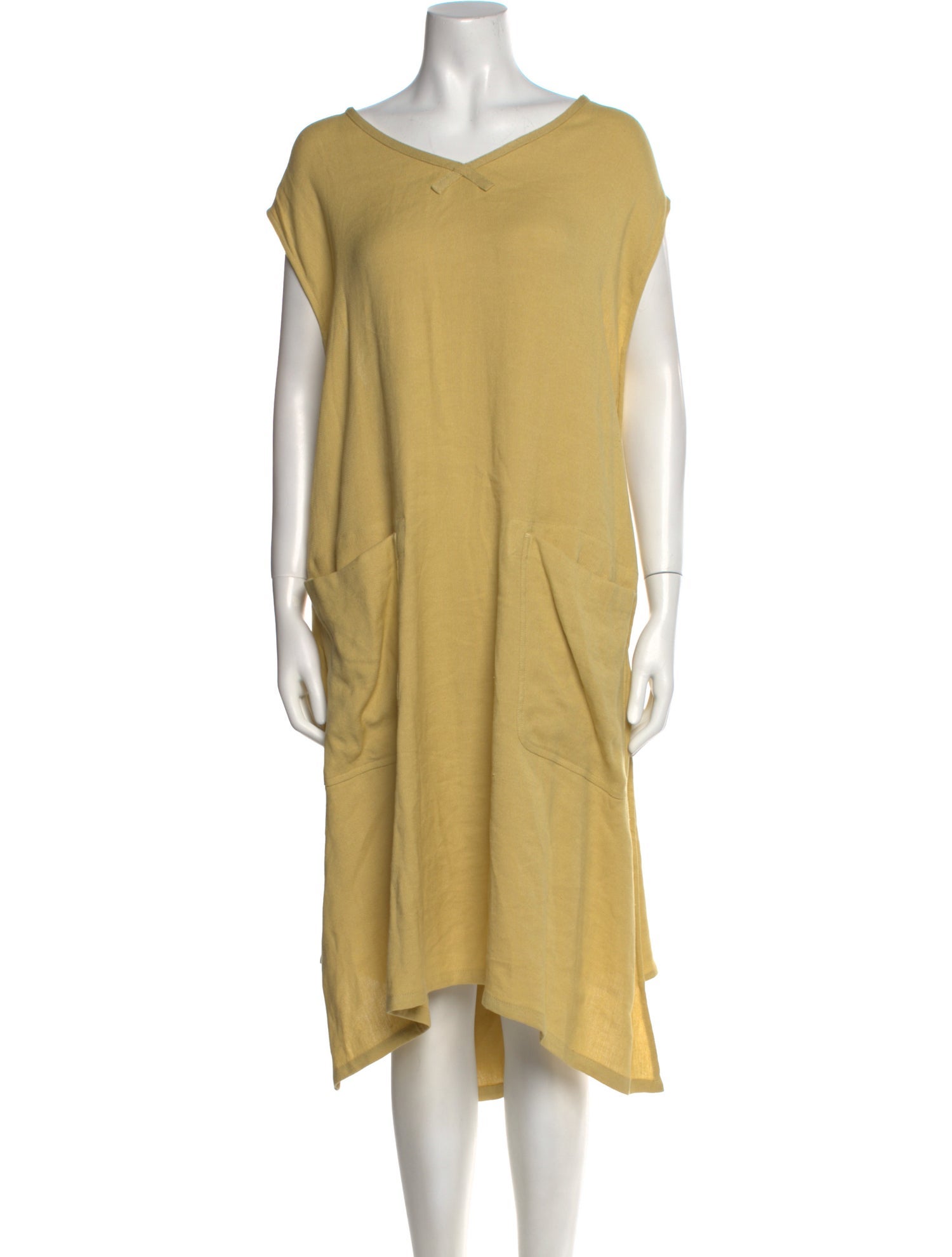 MM6 Maison Margiela V-Neck Knee-Length Dress