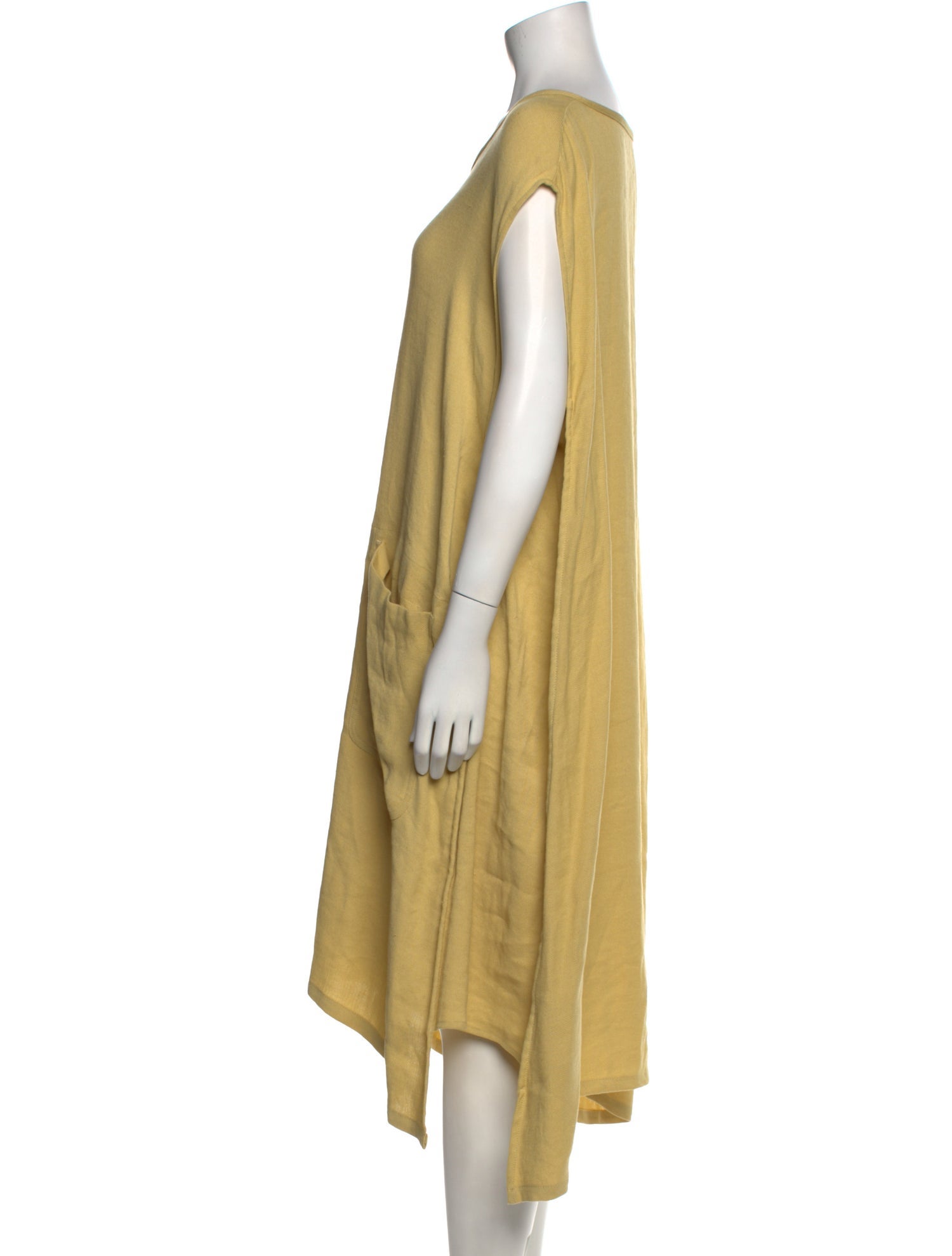 MM6 Maison Margiela V-Neck Knee-Length Dress
