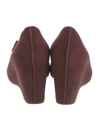 Maison Martin Margiela Suede T-Strap Pumps