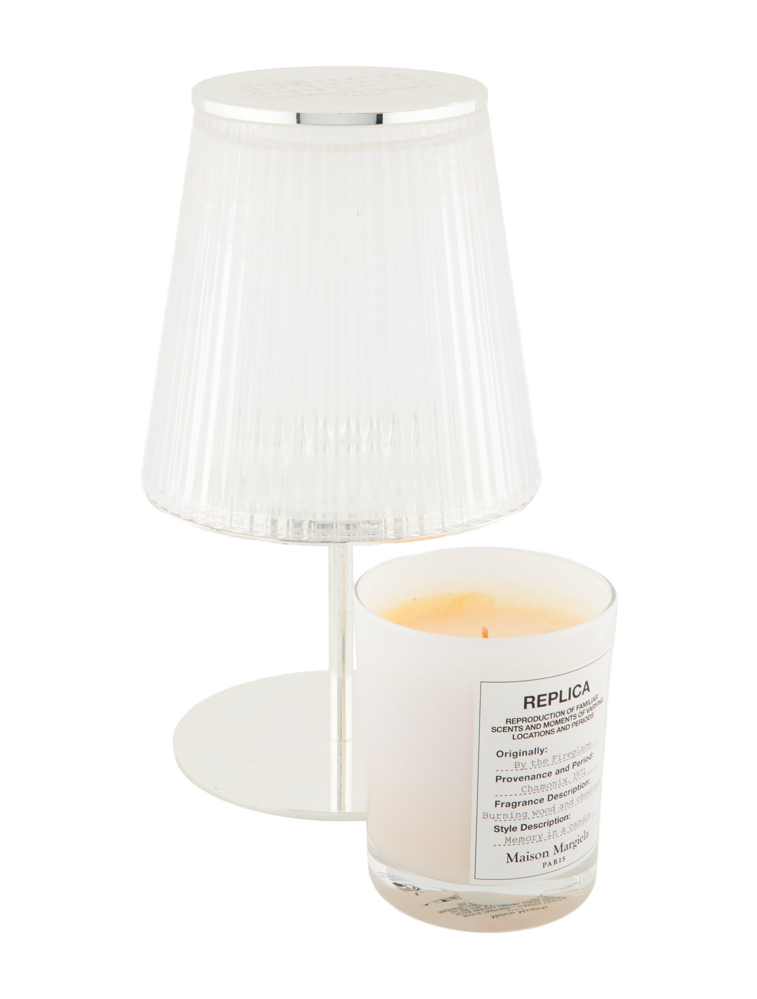 Maison Martin Margiela REPLICA By The Fireplace Candle & Holder Set w/ Tags